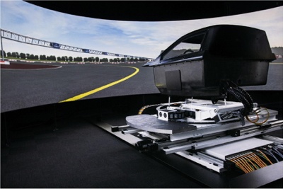 ansible motion simulator uses composits to build a better driving simulator